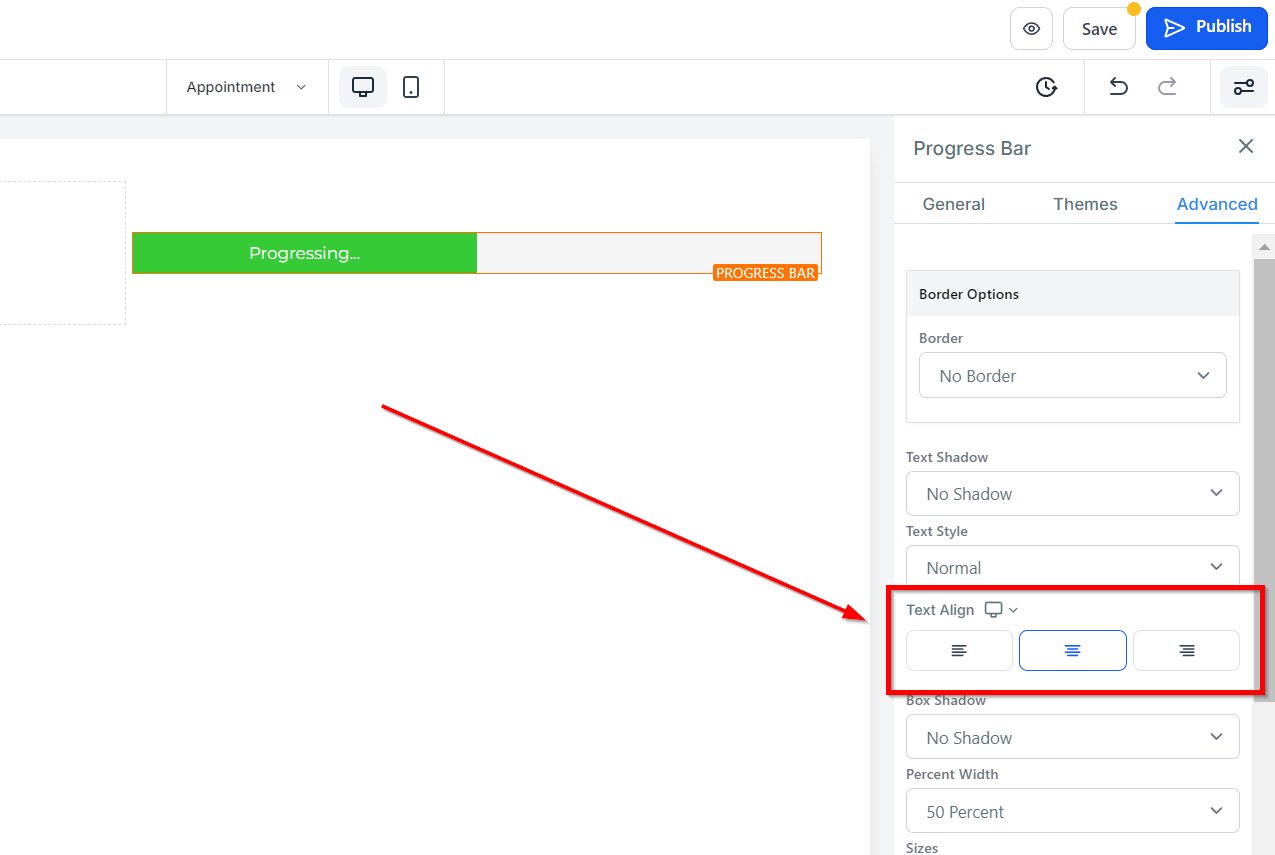 Progress Bar – figure 15
