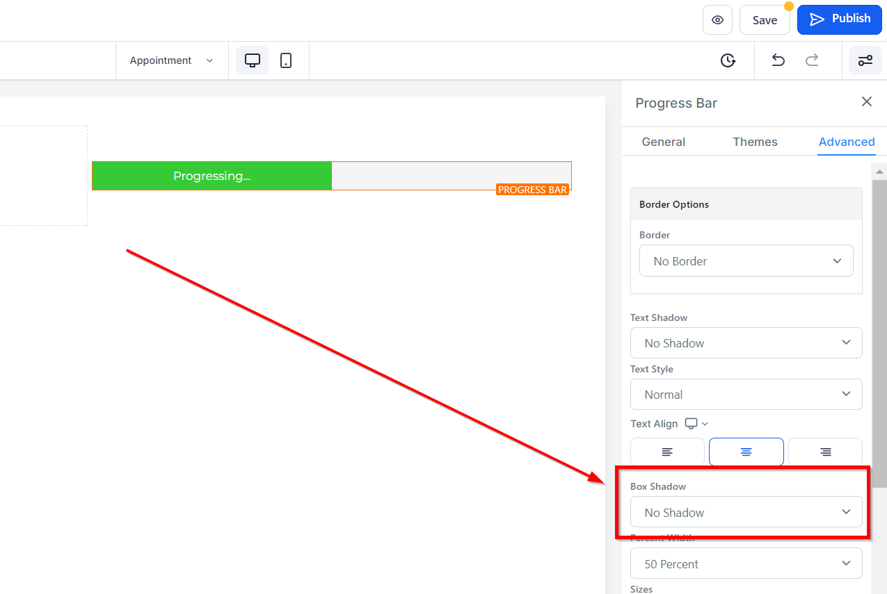Progress Bar – figure 16