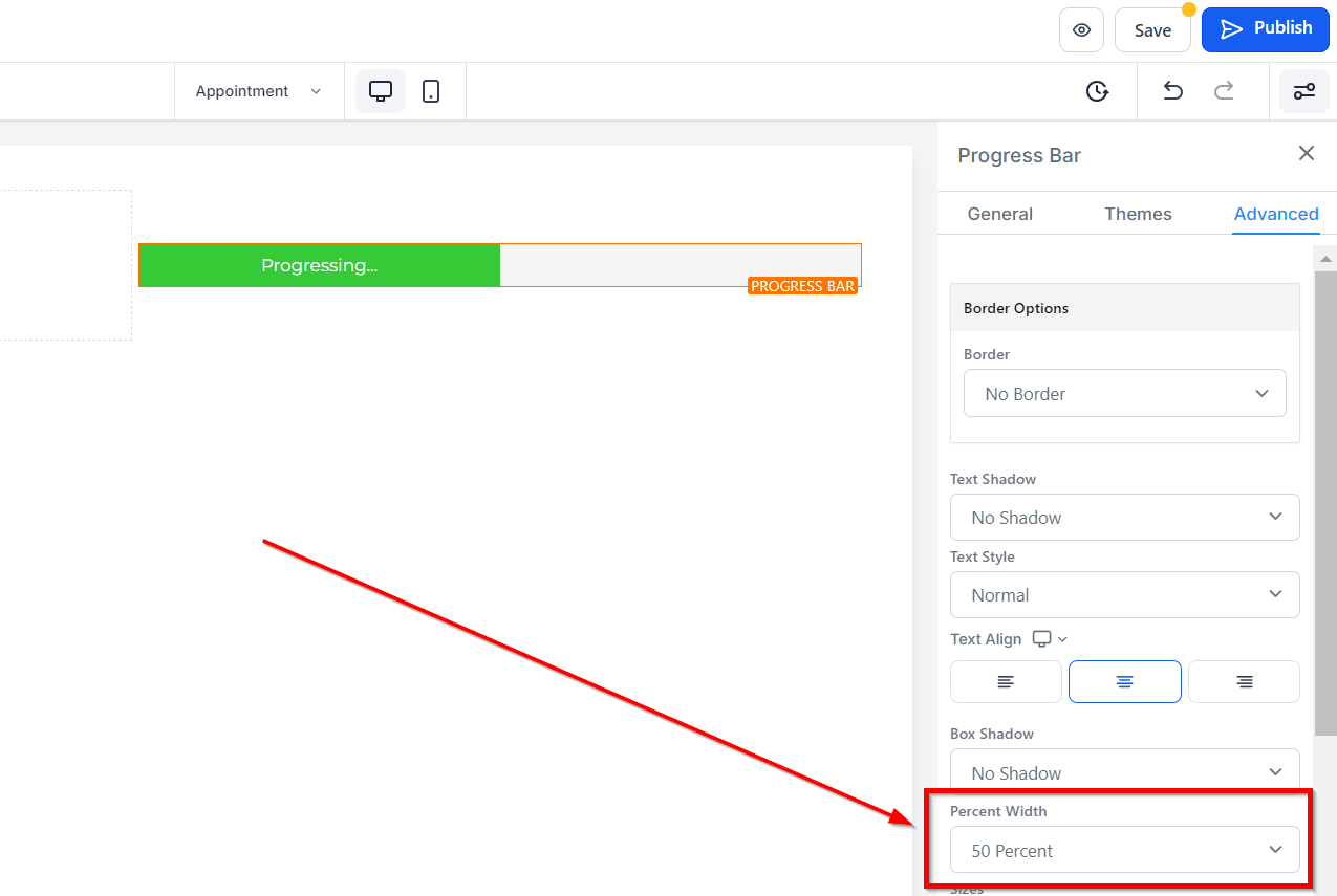 Progress Bar – figure 17