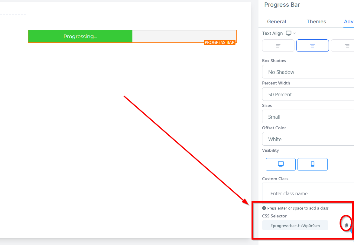 Progress Bar – figure 22
