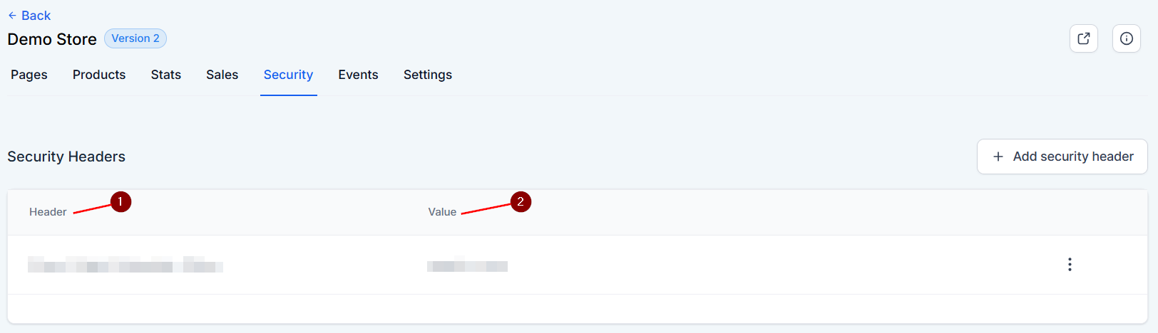 Security Tab - Stores – figure 3