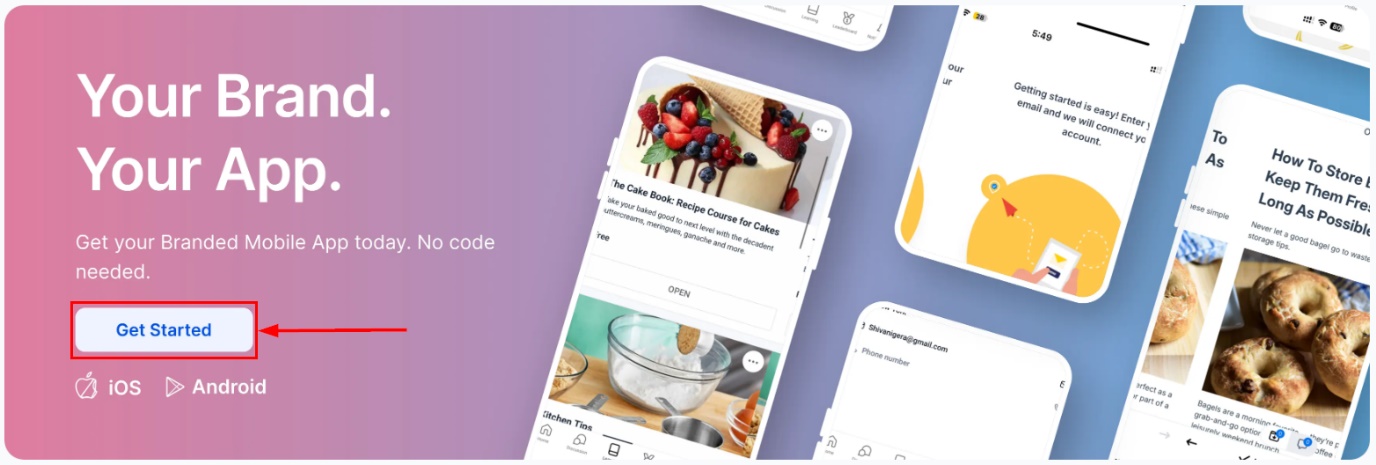 Setting Up The Branded Mobile App – figure 2
