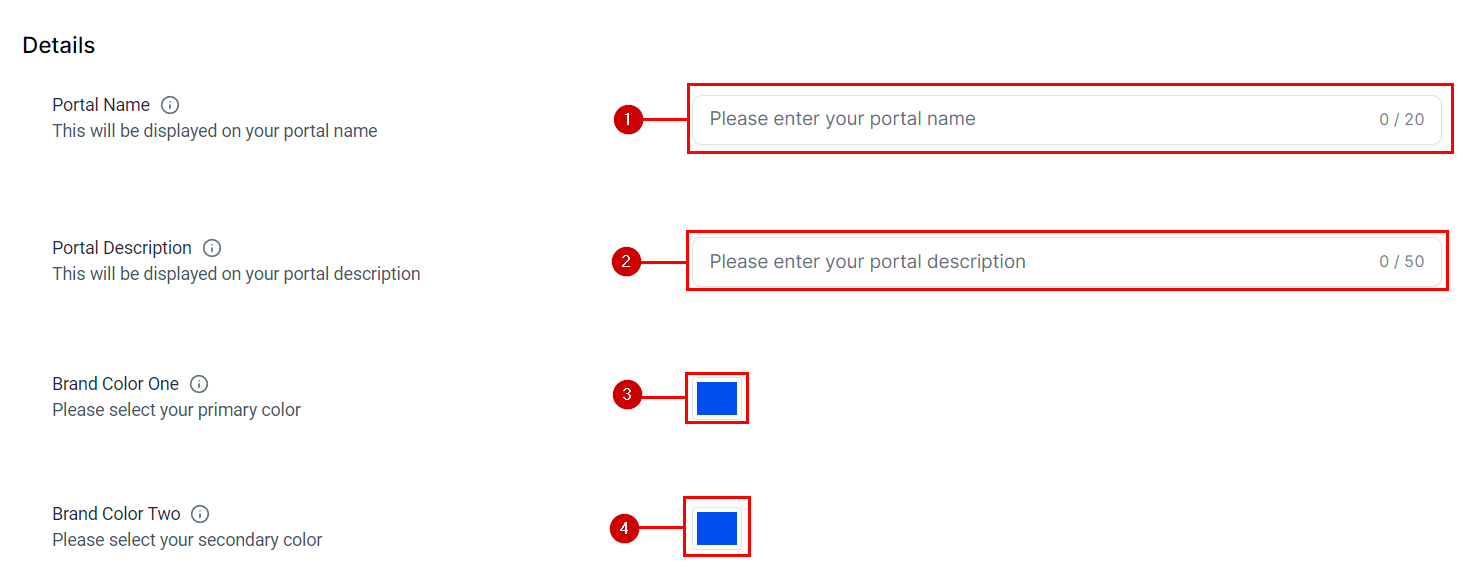 Setting up the Client Portal – figure 5