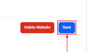 Settings Tab - Websites – figure 19