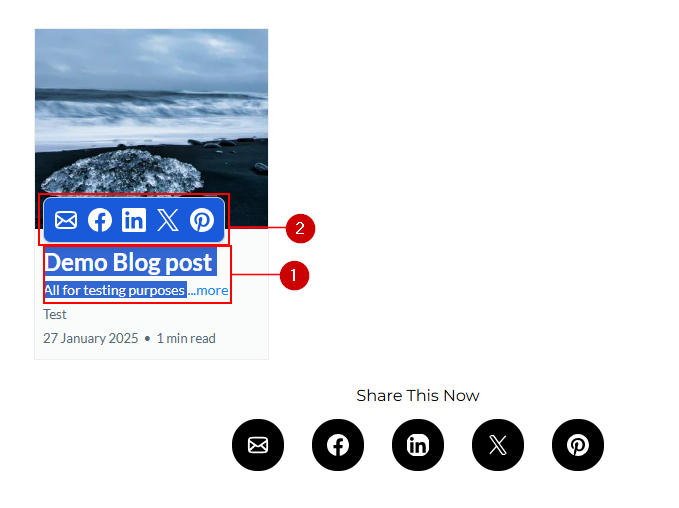 Social Share Element – figure 6