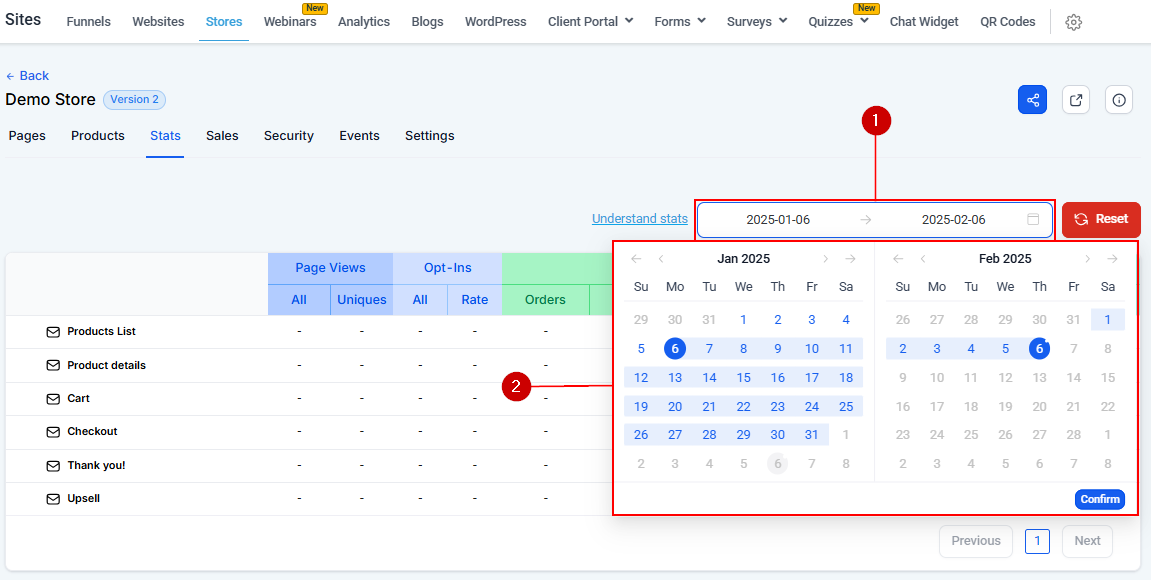 Stats Tab - Stores – figure 5