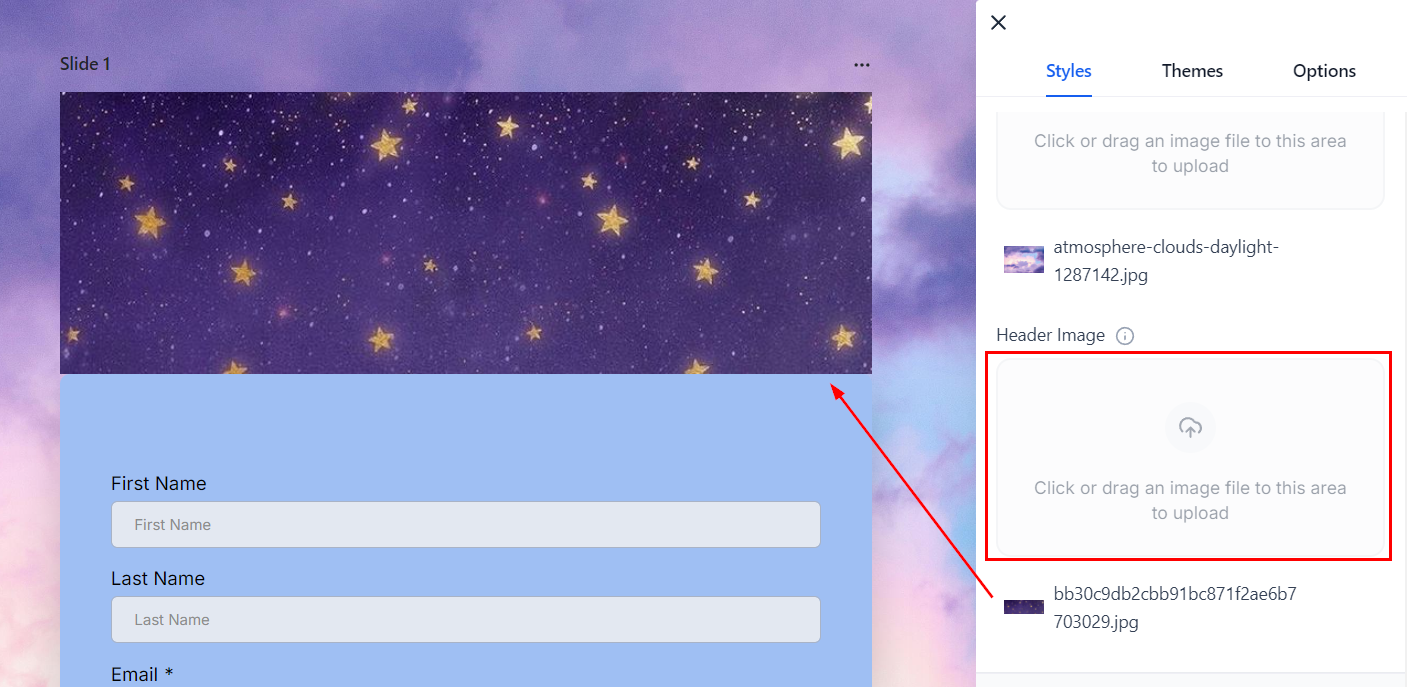 Styles tab – figure 18