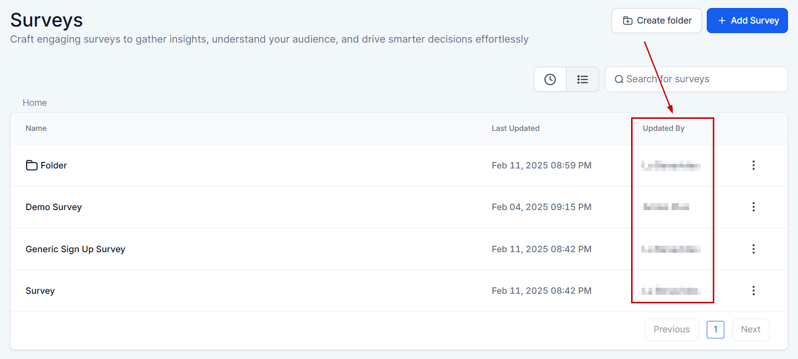 Survey Builder Tab Overview – figure 9