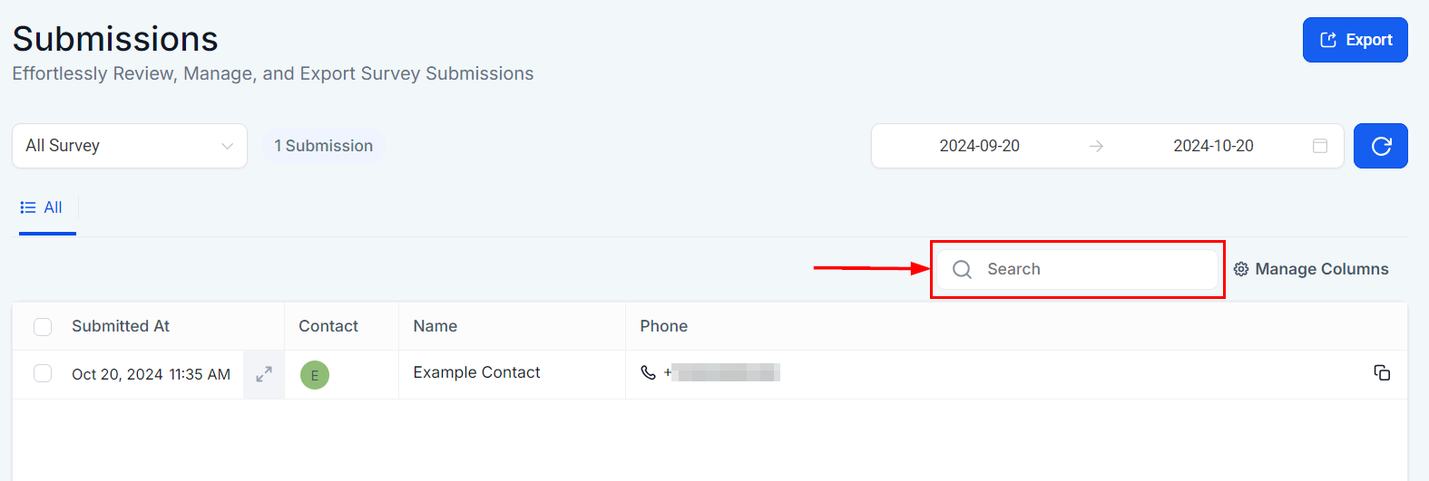 Survey Submissions – figure 6