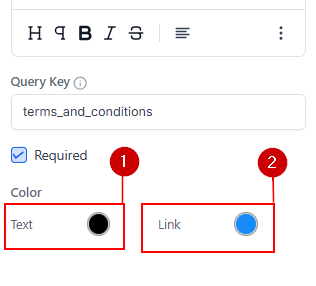 Terms and Conditions Element – figure 4