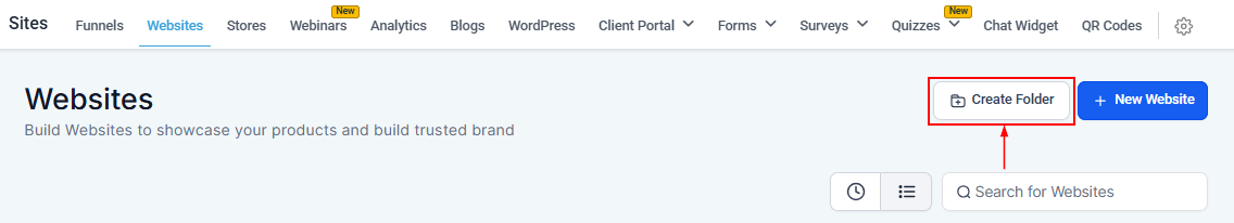 Websites Overview – figure 2