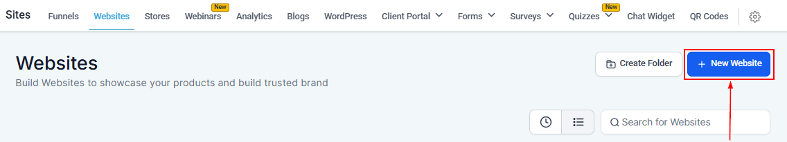 Websites Overview – figure 3