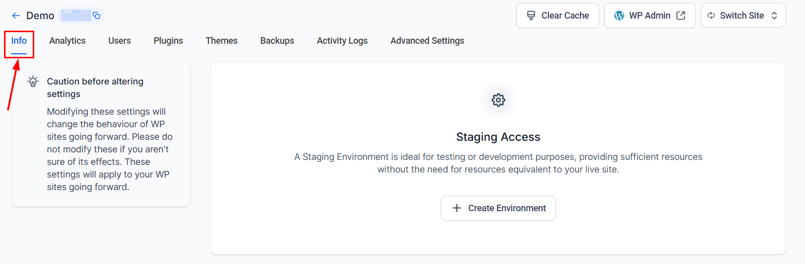 WordPress Hosting Management – figure 2