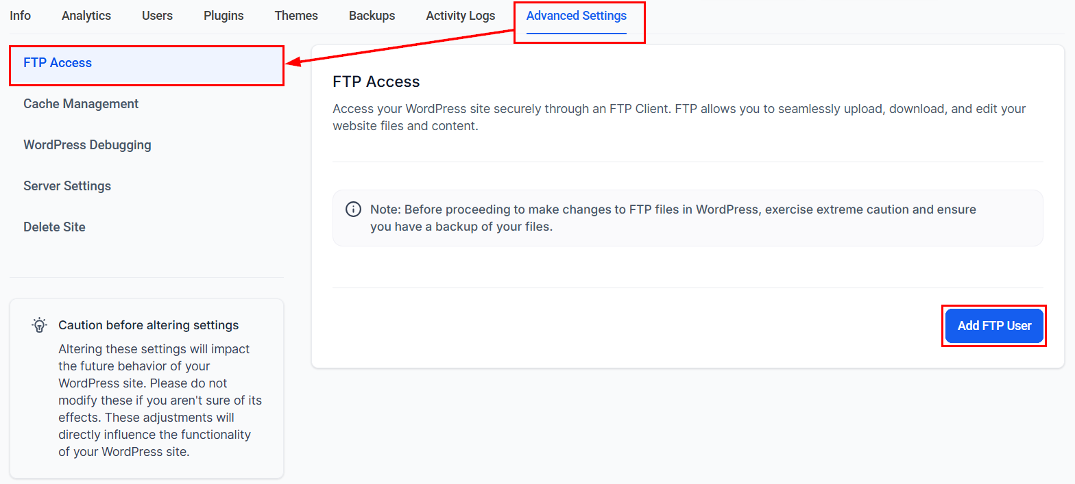 WordPress Hosting Management – figure 9